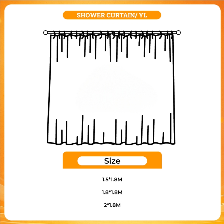 3D shower curtain - Cbum Cbum